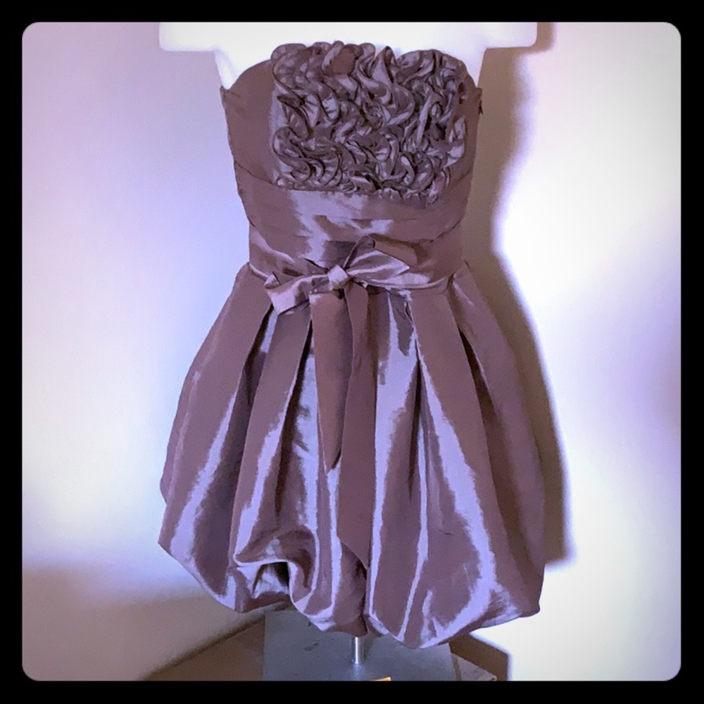 Daisy Brown Polyester Cocktail Dress M